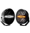Driving light - Lumidrive - Rayzor - 9" - 22.8cm - Smoke - Position light White/Amber - 4 flash patterns - Driving