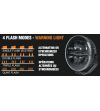 Fernscheinwerfer - Lumidrive - Rayzor - 9" - 22.8cm - Smoke - Positionslicht Weiß/Amber - 4 Blitzmuster - Driving