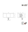 Work light - M-Led - 5.7" - 14.5cm - Work / Scene