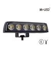 Work light - M-Led - Black Edge - 6.7" - 17.1cm - Work / Scene
