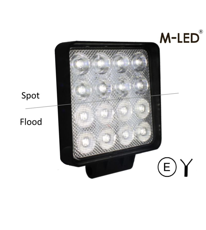 Arbetsbelysning - M-Led - 4.3" - 11cm - Work / Scene