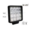 Arbetsbelysning - M-Led - 4.3" - 11cm - Work / Scene