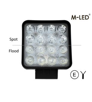Arbetsbelysning - M-Led - 4.3" - 11cm - Work / Scene