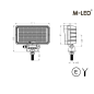 Arbeitsbeleuchtung - M-Led - 4.4" - 11.1cm - Work / Scene Arbeitsbeleuchtung - M-Led - 4.4" - 11.1cm - Work / Scene