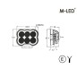 Work light - M-Led - 4.2" - 10.6cm - Work / Scene Work light - M-Led - 4.2" - 10.6cm - Work / Scene