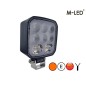 Arbetsbelysning - M-Led - Kombi - 3.9" - 10cm - Vit/Bärnsten - 1 blixtmönster - Work / Scene - Arbetsbelysning - M-Led - Kombi - 3.9" - 10cm - Vit/Bärnsten - 1 blixtmönster - Work / Scene -