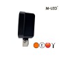 Werklamp - M-Led - Combi - 3.9" - 10cm - Wit/Amber - 1 flitspatroon - Work / Scene Werklamp - M-Led - Combi - 3.9" - 10cm - Wit/Amber - 1 flitspatroon - Work / Scene