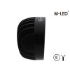 Work light - M-Led - 5.5" - 14cm - Dark Look - Work / Scene
