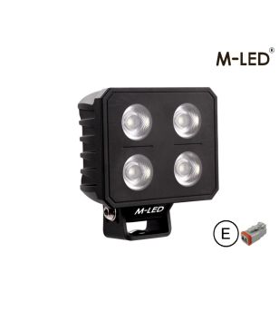 Werklamp - M-Led - HD Black - 3.7" - 9.5cm - Work / Scene
