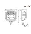 Werklamp - M-Led - 4.7" - 11.9cm - Work / Scene