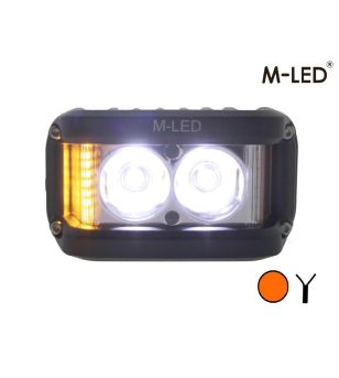 Arbetsbelysning - M-Led - 3.8" - 9.7cm - Sideshooter - 1 blixtmönster - Work / Scene 