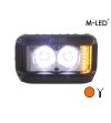 Arbeitsbeleuchtung - M-Led - 3.8" - 9.7cm - Sideshooter - 1 Blinkmuster - Work / Scene