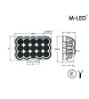 Werklamp - M-Led - 5.9" - 15cm - Work / Scene