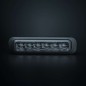 Warning light - Strands - Dark Knight - 6 LED - 5.1" - 12.9cm - Smoke - 21 flash patterns - White - R65 - 12V-30V Warning light - Strands - Dark Knight - 6 LED - 5.1" - 12.9cm - Smoke - 21 flash patterns - White - R65 - 12V-30V