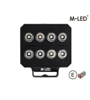Work light - M-Led - HD Black - 5.9" - 15cm - Work / Scene