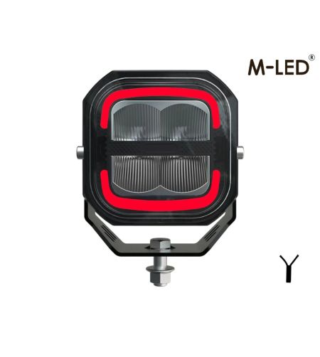 Arbeitsbeleuchtung - M-Led - 4.8" - 12.2cm - Positionslicht Weiß/Rot/Amber - Work / Scene 