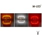 Arbetsbelysning - M-Led - 4.8" - 12.2cm - Positionsljus Vit/Röd/Bärnsten - Work / Scene - Arbetsbelysning - M-Led - 4.8" - 12.2cm - Positionsljus Vit/Röd/Bärnsten - Work / Scene -