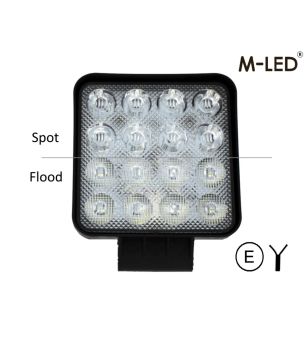 Werklamp - M-Led - 4.3" - 11cm - Work / Scene