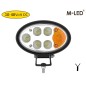 Arbeitsbeleuchtung - M-Led - 5.5" - 14cm - Rechts - Weiß/Amber - Work / Scene Arbeitsbeleuchtung - M-Led - 5.5" - 14cm - Rechts - Weiß/Amber - Work / Scene