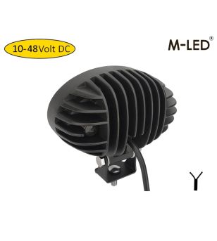 Werklamp - M-Led - 5.5" - 14cm - Rechts - Wit/Amber - Work / Scene