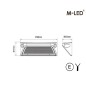 Werklamp - M-Led - 5.9" - 15cm - Work / Scene Werklamp - M-Led - 5.9" - 15cm - Work / Scene