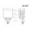 Arbeitsbeleuchtung - M-Led - 3.3" - 8.5cm - Work / Scene