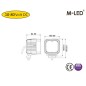 Arbetsbelysning - M-Led - 3.9" - 10cm - Work / Scene Arbetsbelysning - M-Led - 3.9" - 10cm - Work / Scene