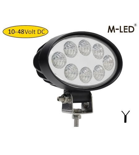 Arbetsbelysning - M-Led - 5.5" - 14cm - Work / Scene