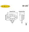 Werklamp - M-Led - 5.5" - 14cm - Work / Scene
