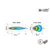 Werklamp - M-Led - Combi - 6.1" - 15.5cm - Driving Spot Combo