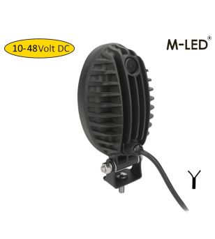 Arbetsbelysning - M-Led - 3.5" - 9cm - Top - Vit/Bärnsten - Work / Scene 