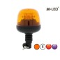 Beacon - M-Led - Low - 5.1" - 13cm - Amber - 7 flash patterns - Amber - R65 - 12V-30V Beacon - M-Led - Low - 5.1" - 13cm - Amber - 7 flash patterns - Amber - R65 - 12V-30V
