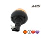 Signalleuchte - M-Led - Low - 5.1" - 13cm - Amber - 7 Blitzmuster - Amber - R65 - 12V-30V Signalleuchte - M-Led - Low - 5.1" - 13cm - Amber - 7 Blitzmuster - Amber - R65 - 12V-30V