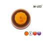 Zwaailamp - M-Led - Low - 5.1" - 13cm - Amber - 7 flitspatronen - Amber - R65 - 12V-30V Zwaailamp - M-Led - Low - 5.1" - 13cm - Amber - 7 flitspatronen - Amber - R65 - 12V-30V