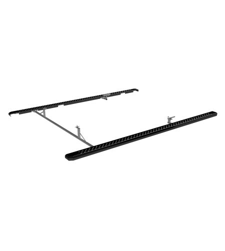 Sidebars - Equinox - Black Metal Sideliner - Zwart - Set - Volkswagen - Crafter - L3 - FWD - 2017+