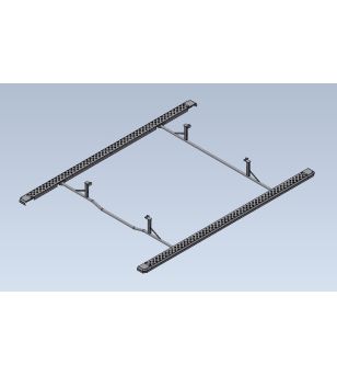 Sidorör - Equinox - Black Metal Sideliner - Svart - Set - Mercedes - Sprinter - L2 - RWD - 2018+