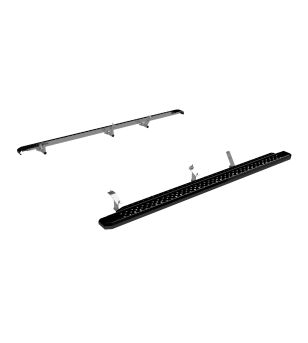 Sidebars - Equinox - Black Metal Sideliner - Zwart - Set - Toyota - Hilux - 2019+