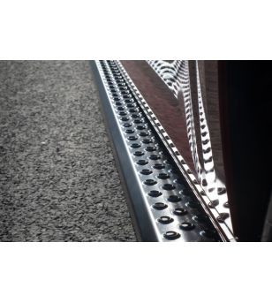 Sidebars - Equinox - Black Metal Sideliner - Zwart - Set - Mercedes - Sprinter - L2 - RWD - 2018+