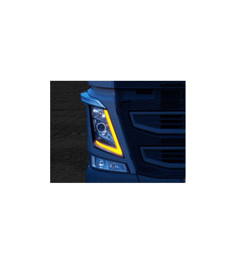 Dagrijverlichting - Matronics - DRL - Tweekleurig - Wit/Amber - 24V - Set - Volvo - FH - 4 - 2015-2020 Dagrijverlichting - Matronics - DRL - Tweekleurig - Wit/Amber - 24V - Set - Volvo - FH - 4 - 2015-2020