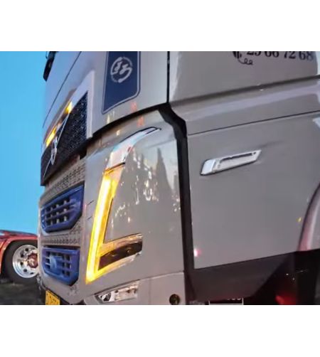 Dagsljus - Matronics - DRL - Tvåfärgad / Stroboskop - Vit/Bärnsten - 24V - Set - Volvo - FH/FM - 5/Aero - 2021+