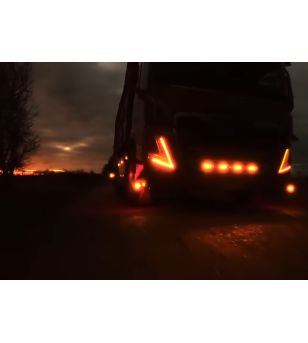 Dagrijverlichting - Matronics - DRL - Eenkleurig - Wit/Amber - 24V - Set - Volvo - FH - 4 - 2012-2015