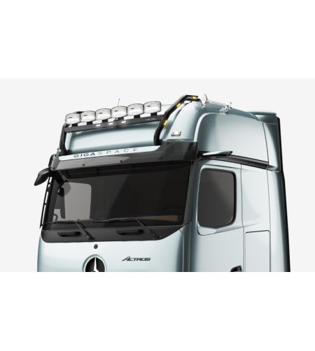 Dakbeugel - Metec - Crossbar  - 6 klemmen - Voorbekabeld - Zwart - LED - Mercedes - Actros - L - Giga - 2025+