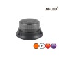 Zwaailamp - M-Led - Low - 7" - 17.8cm - Smoke - 8 flitspatronen - Amber - R65 - 12V-24V Zwaailamp - M-Led - Low - 7" - 17.8cm - Smoke - 8 flitspatronen - Amber - R65 - 12V-24V