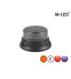 Signalleuchte - M-Led - Low - 7" - 17.8cm - Smoke - 8 Blitzmuster - Amber - R65 - 12V-24V