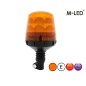 Beacon - M-Led - Medium - 5.1" - 13cm - Amber - 4 flash patterns - Amber - R65 - 12V-24V Beacon - M-Led - Medium - 5.1" - 13cm - Amber - 4 flash patterns - Amber - R65 - 12V-24V