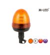 Signalleuchte - M-Led - 5" - 12.8cm - Amber - 4 Blitzmuster - Amber - R65 - 12V-24V