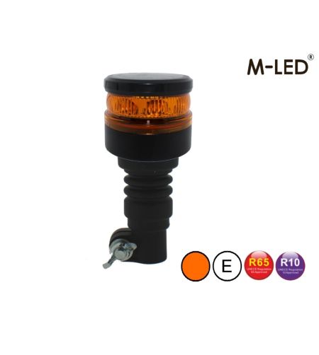 Signalleuchte - M-Led - Mini - 2.8" - 7cm - Amber - 1 Blinkmuster - Amber - R65 - 12V-24V