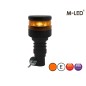 Zwaailamp - M-Led - Mini - 2.8" - 7cm - Amber - 1 flitspatroon - Amber - R65 - 12V-24V Zwaailamp - M-Led - Mini - 2.8" - 7cm - Amber - 1 flitspatroon - Amber - R65 - 12V-24V