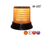 Zwaailamp - M-Led - High - 7" - 17.8cm - Smoke - 8 flitspatronen - Amber - R65 - 12V-24V Zwaailamp - M-Led - High - 7" - 17.8cm - Smoke - 8 flitspatronen - Amber - R65 - 12V-24V
