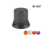 Varningsljus - M-Led - High - 7" - 17.8cm - Smoke - 8 blixtmönster - Bärnsten - R65 - 12V-24V - Varningsljus - M-Led - High - 7" - 17.8cm - Smoke - 8 blixtmönster - Bärnsten - R65 - 12V-24V -